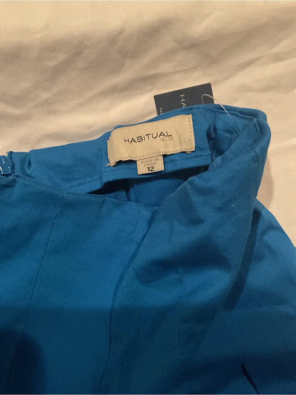 Habitual Bright Blue Pleated Skirt